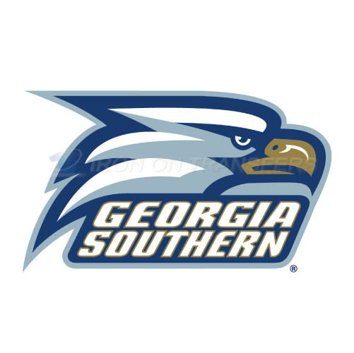 Georgia Southern Eagles Logo T-shirts Iron On Transfers N4478 - Click Image to Close